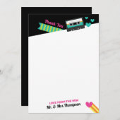 Het hele huwelijk van 80 jaar bedankkaart (Voorkant / Achterkant)