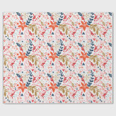 Het hele jaar door feestelijke whitepakketpapier v cadeaupapier (Vlak)