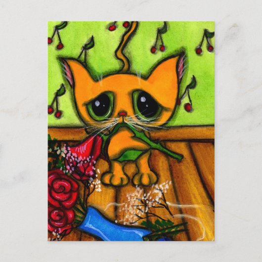 Het hele Kat Briefkaart (Voorkant)