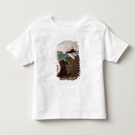 Het hele kraan, van 'Vogels van Amerika' Kinder Shirts (Voorkant)