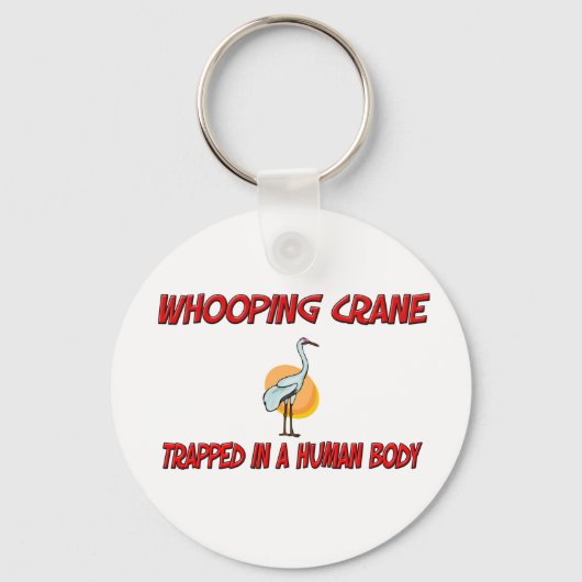 Het hele kraan zit vast in een menselijk lichaam sleutelhanger (Voorkant)