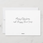 Het hele pad lachen Foto Kerstmis Feestdagenkaart (Achterkant)