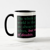 Het hele probleem met de wereld is mok (Links)