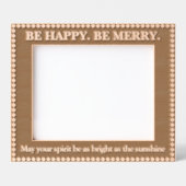 Het hele seizoen opheffen van Well Wishes Message  Gegraveerde Lijstjes (Voorkant)