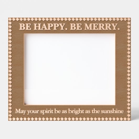 Het hele seizoen opheffen van Well Wishes Message  Gegraveerde Lijstjes (Voorkant)