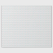 Het hele Snowflake patroon laat het sneeuwen Cadeaupapier (Vlak)