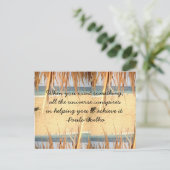 Het hele universum verzint Briefkaart (Staand voorkant)