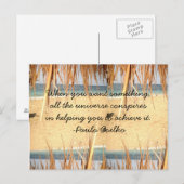 Het hele universum verzint Briefkaart (Voorkant / Achterkant)