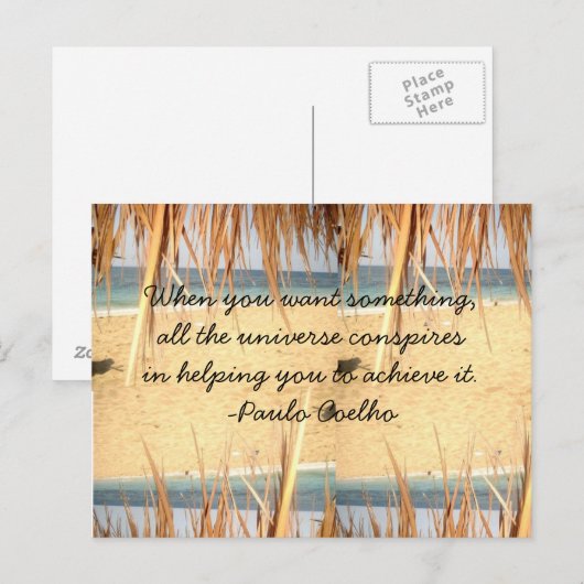 Het hele universum verzint Briefkaart (Voorkant / Achterkant)