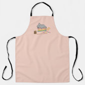 Het hele weekend kat geboekt schort (Voorkant)