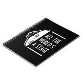 Het hele wereldtoneel is een podium Shakespeare Th Notitieboek (Linkerzijde)