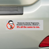 HET HELEMAAL HETZELFDE VOOR MIJ BUMPERSTICKER (Op auto)