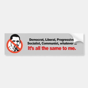 HET HELEMAAL HETZELFDE VOOR MIJ BUMPERSTICKER