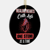 Het helen hoort Cath Lab één Stemi tegelijkertijd Keramisch Ornament (Rechts)