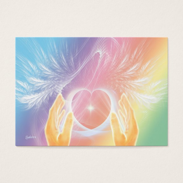 Het helen met Angels Visitekaartje (Voorkant)