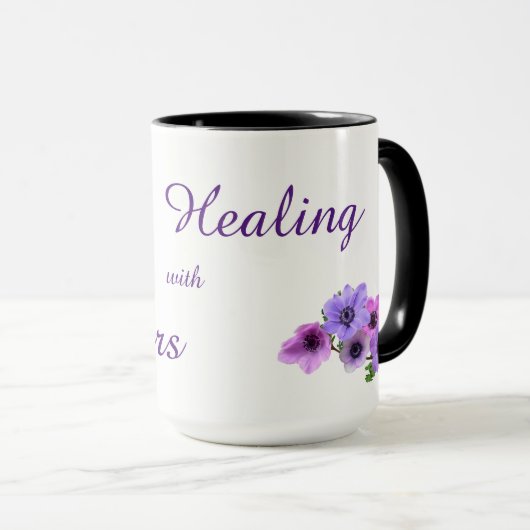 Het helen met het ontwerp van de Bloemen Mok (Voorkant rechts)