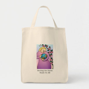Het helen van de Aarde ons allen Tote Bag