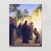 Het helen van het blinde Man door het Briefkaart C (Voorkant)