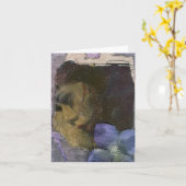 Het helen van Scheuren Notecard Kaart (Gele Bloem)