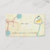 Het helen voor de geest, het lichaam, en de ziel afsprakenkaartje (Achterkant)