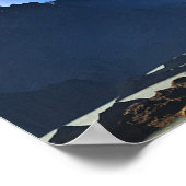 Het hellen van de Herschel-krater van de maan van  Poster (Hoek)