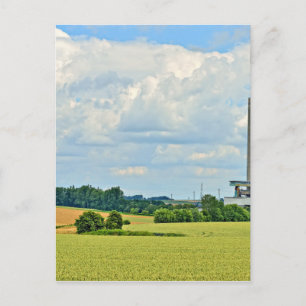 Het hellend sluizencomplex in Ronquières, België Briefkaart