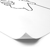 Het helpen elkaar andere Illustratie Poster (Hoek)