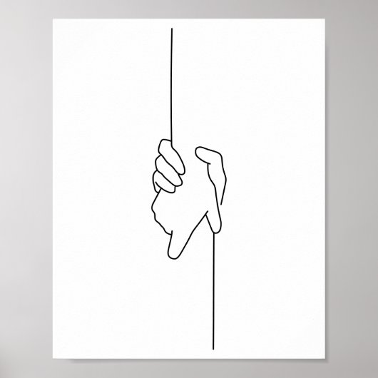 Het helpen elkaar andere Illustratie Poster (Voorkant)