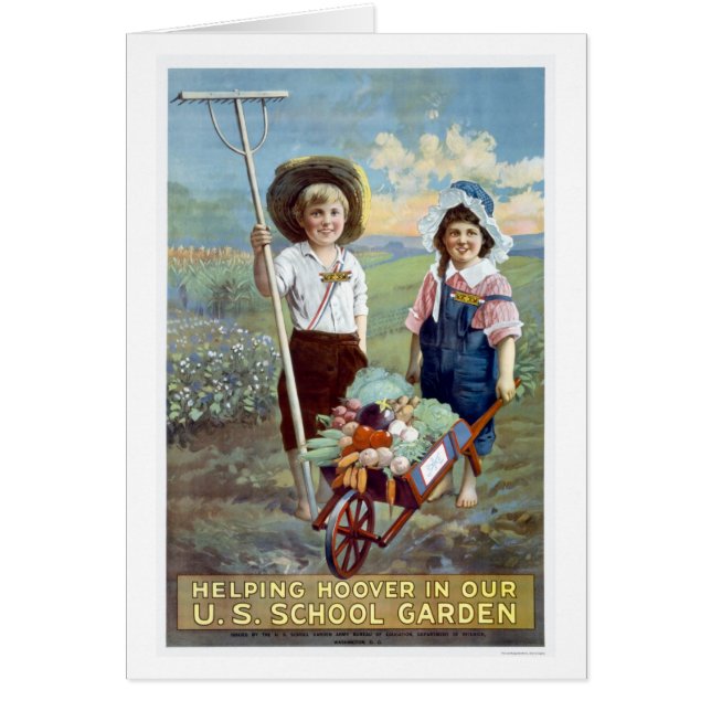Het helpen van Hoover in onze Tuin van de School (Voorkant)