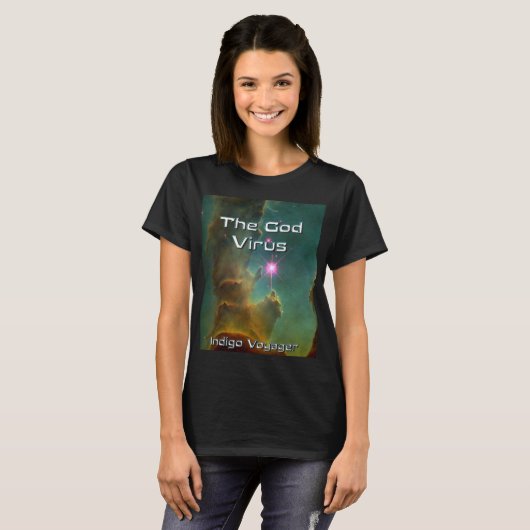 Het hemd dat het God Virus promoot T-shirt (Voorkant volledig)