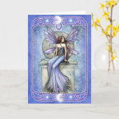 Het hemel Lege Wenskaart van de Fee Kaart (Gele Bloem)