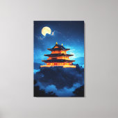 Het Hemelpaleis om Middernacht Canvas Afdruk (Voorkant)