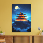 Het Hemelpaleis om Middernacht Canvas Afdruk (Insitu (Woonkamer))