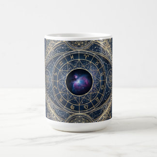 Het Hemels Oog — Heilige Geometrie Zodiac Cosmos Koffiemok