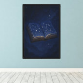 Het hemelse boek der sterren canvas afdruk (Insitu (Houten vloer))