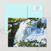 Het hemelse Briefkaart van de Waterval (Voorkant / Achterkant)