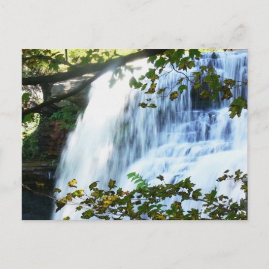 Het hemelse Briefkaart van de Waterval (Voorkant)