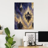 Het Hemelse Weefgetouw van Alles-Zijn Poster (Thuiskantoor)