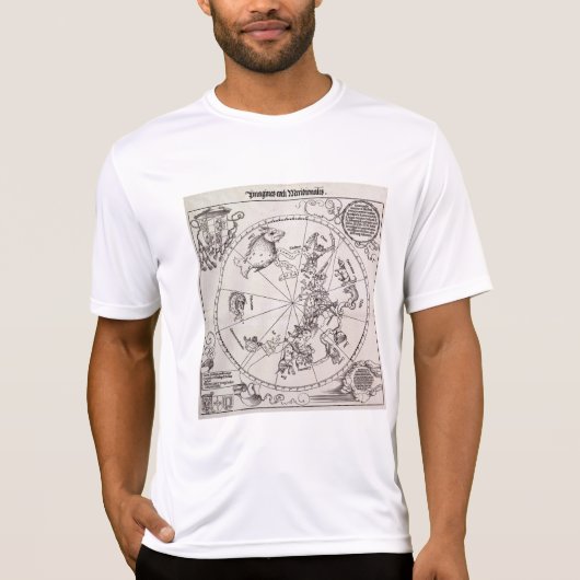Het hemelse Wereldbol van Albrecht Durer 1515 T-shirt (Voorkant)