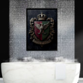 Het Heraldische Wapen Chateaucore Victoriaans Midd Poster