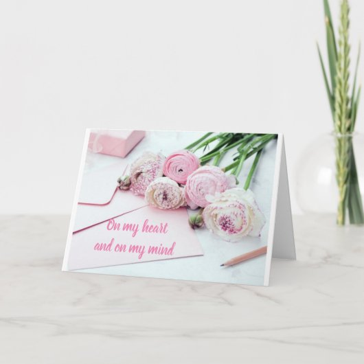 HET HERDENKEN AAN UW GELIEFDE IN TIJD VAN VERLIES  KAART (Voorkant)