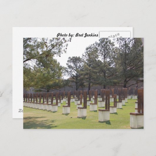 Het Herdenkingsbriefkaart van de Stad van Oklahoma Briefkaart (Voorkant / Achterkant)