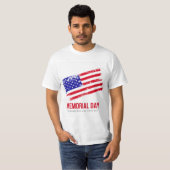 Het herdenkingsdag ontwerp T-shirt (Voorkant volledig)