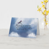 Het HerdenkingsGedicht van de libel Kaart (Gele Bloem)