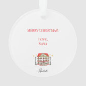 Het herenhuis - acryl Ornament (achterkant)