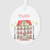 Het herenhuis - acryl Ornament (voorkant)