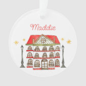 Het herenhuis -  acryl Ornament (voorkant)