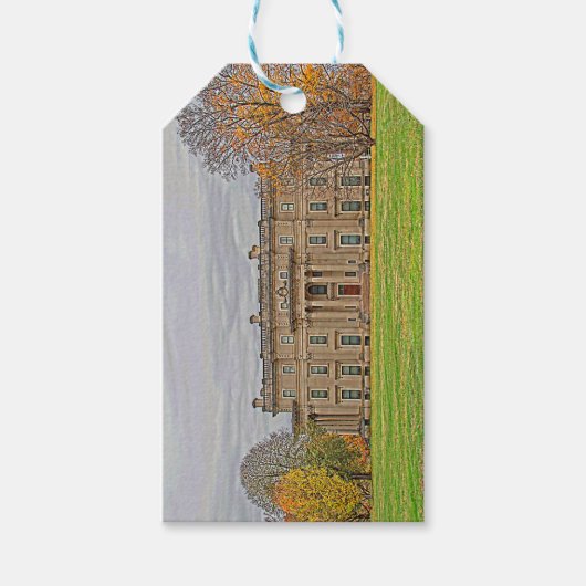 Het Herenhuis van Vanderbuilt Cadeaulabel (Voorkant)