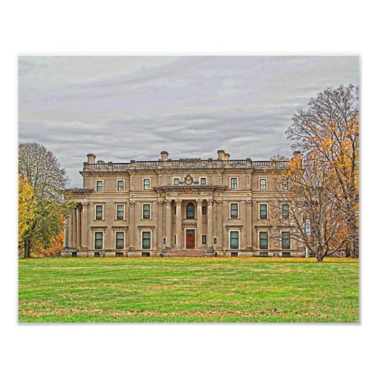 Het Herenhuis van Vanderbuilt Foto Afdruk (Voorkant)