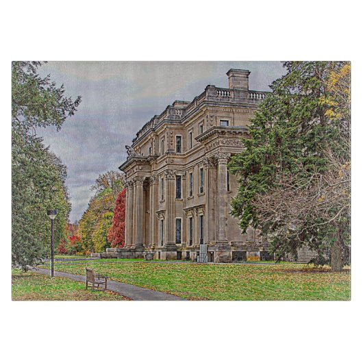 Het Herenhuis van Vanderbuilt Snijplank (Voorkant)